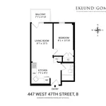 Rent 1 bedroom apartment of 39 m² in New York City