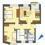 Miete 3 Schlafzimmer wohnung von 66 m² in Detmold