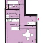  appartement avec 1 chambre(s) en location à Wancennes