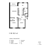 Hyr ett 3-rums lägenhet på 82 m² i Gävle