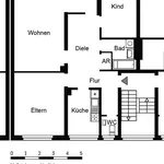 Miete 4 Schlafzimmer wohnung von 74 m² in Moers