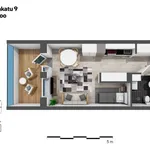 Vuokraa 1 makuuhuoneen asunto, 32 m² paikassa Vermonniitty,