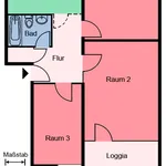 Miete 3 Schlafzimmer wohnung von 70 m² in Dortmund