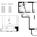 Vuokraa 2 makuuhuoneen asunto, 56 m² paikassa Kuopio