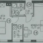 Miete 2 Schlafzimmer wohnung von 42 m² in Chemnitz