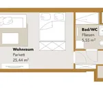 Miete 1 Schlafzimmer wohnung von 46 m² in Vienna