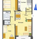 Miete 3 Schlafzimmer wohnung von 75 m² in Recklinghausen