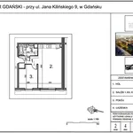 Rent 2 bedroom apartment of 42 m² in Gdańsk