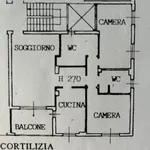 3-room flat via San Martino 24, Centro, Fidenza