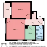 Miete 2 Schlafzimmer wohnung von 52 m² in Iserlohn