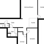 4 Zimmer-Obergeschoss-Wohnung