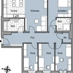 Miete 5 Schlafzimmer wohnung von 120 m² in Berlin