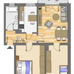 Miete 3 Schlafzimmer wohnung von 63 m² in Wetter (Ruhr)