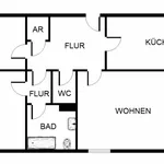 Miete 3 Schlafzimmer wohnung von 79 m² in Herne