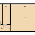 PRONÁJEM rodinného domu 2+kk 47 m2, Srnojedy, Pardubice