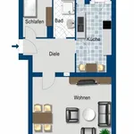 Rent 2 bedroom apartment of 51 m² in Berlin