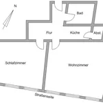 Miete 2 Schlafzimmer wohnung von 46 m² in Frankfurt