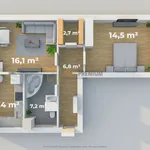 Pronajměte si 2 ložnic/e byt o rozloze 57 m² v Uherské Hradiště