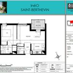 Appartement de 44 m² avec 2 chambre(s) en location à Saint-Berthevin
