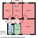 Miete 4 Schlafzimmer wohnung von 62 m² in Castrop-Rauxel