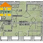 Miete 1 Schlafzimmer wohnung von 34 m² in Chemnitz