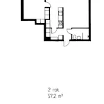 Hyr ett 2-rums lägenhet på 57 m² i Växjö