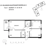 Vuokraa 3 makuuhuoneen asunto, 76 m² paikassa Helsinki