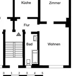 Miete 2 Schlafzimmer wohnung von 58 m² in Essen