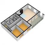 Huur 2 slaapkamer appartement van 99 m² in Maashaven N.z.