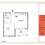 Appartement de 38 m² avec 1 chambre(s) en location à CASTELNAU LE LEZ