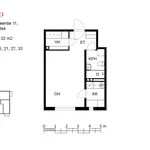 Rent 1 bedroom apartment of 32 m² in Vantaa