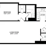 Rent 1 bedroom apartment of 55 m² in New York