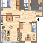 Miete 3 Schlafzimmer wohnung von 68 m² in Leer (Ostfriesland)