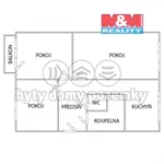 Rent 3 bedroom apartment of 69 m² in Chomutov