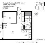 Rent 2 bedroom apartment of 43 m² in Tampere