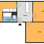 Rent 2 bedroom apartment of 53 m² in Plzeň