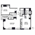 Rent 2 bedroom apartment of 108 m² in New York