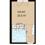 Vuokraa 1 makuuhuoneen asunto, 23 m² paikassa Jyväskylä