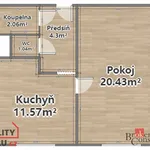 Pronájem, byty/1+1, 39 m2, Velký Rapotín , Tachov, Tachov [ID 64188]