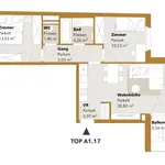 Rent 3 bedroom apartment of 57 m² in Vienna