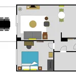 Miete 1 Schlafzimmer wohnung von 63 m² in Berlin