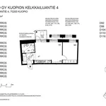 Rent 2 bedroom apartment of 45 m² in Kuopio