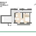 Rent 2 bedroom apartment of 40 m² in Turin