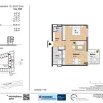 Rent 2 bedroom apartment of 52 m² in Graz