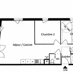 Appartement de 66 m² avec 3 chambre(s) en location à Jassans-Riottier