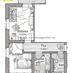 Rent 2 bedroom apartment of 43 m² in Chemnitz