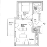 Miete 2 Schlafzimmer wohnung von 50 m² in Vienna