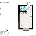 Vuokraa 1 makuuhuoneen asunto, 27 m² paikassa Vantaa