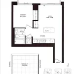 1 bedroom apartment of 538 sq. ft in Toronto (Regent Park)