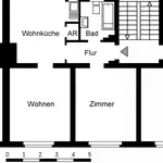 Miete 2 Schlafzimmer wohnung von 60 m² in Essen